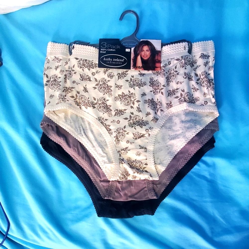 3pk Ladies Cotton Briefs